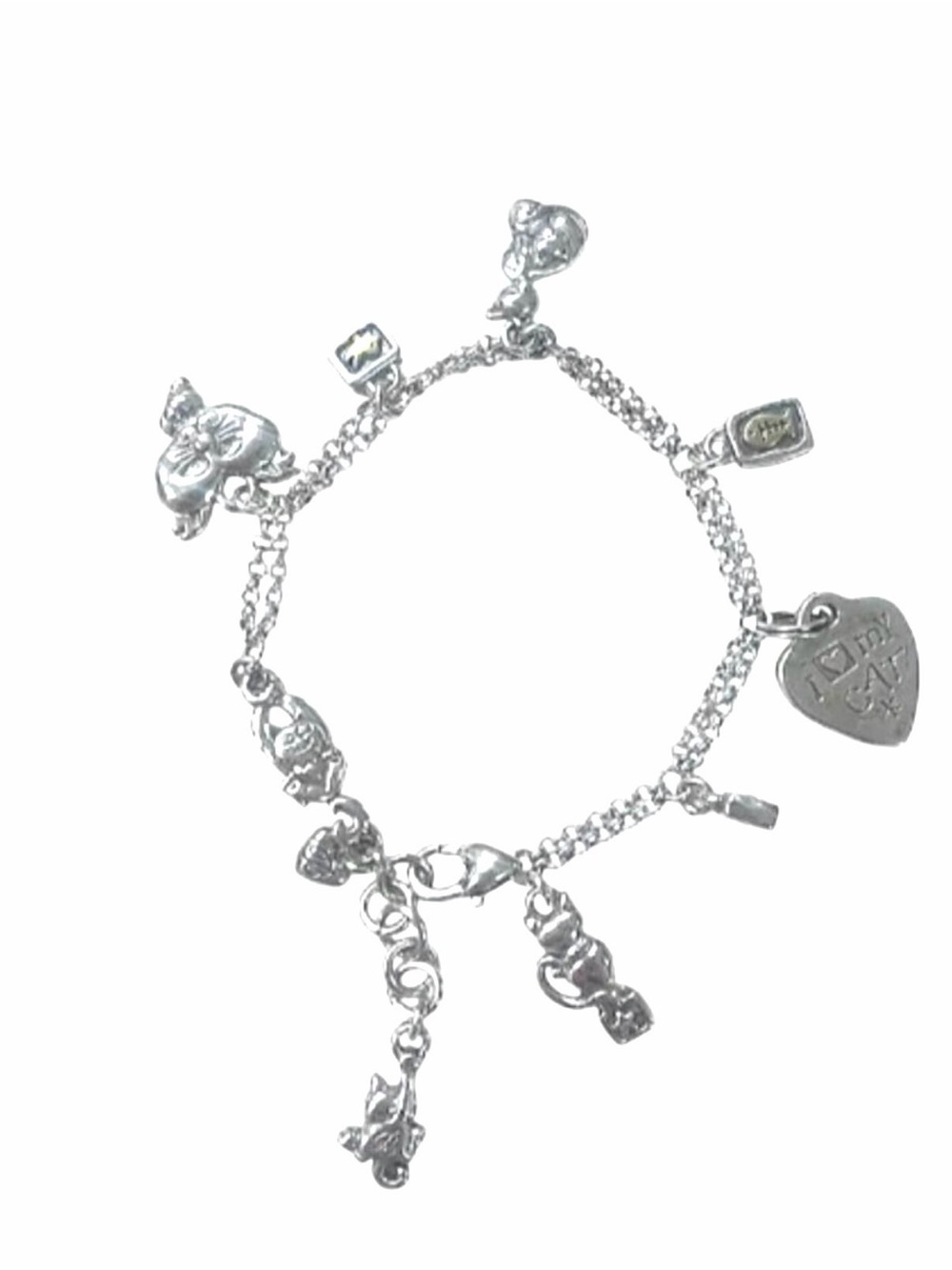 #ChunkySilver #BraceletStack #PreppyJewelry #BohoChic #Y2KJewelry